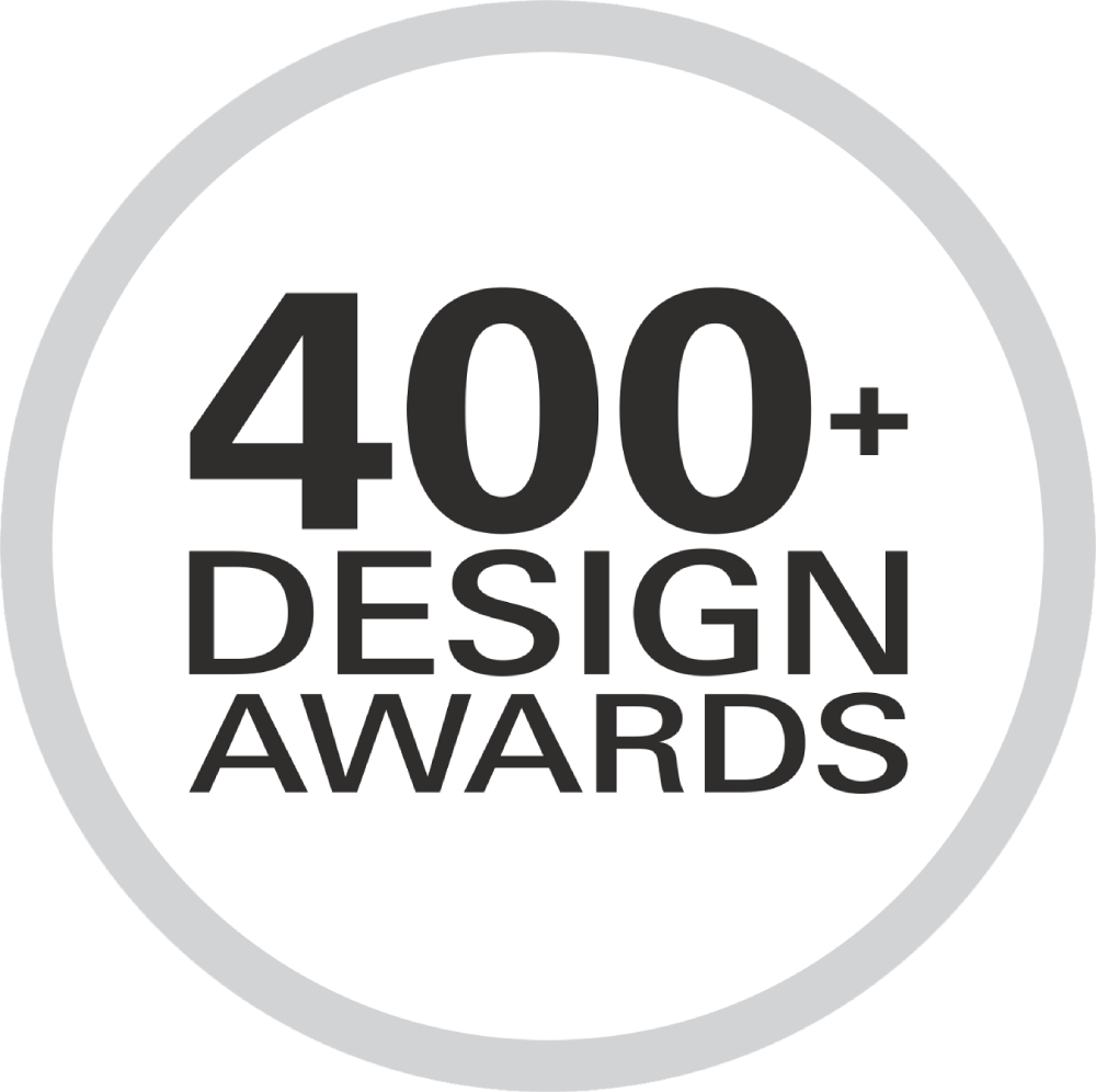 Plus que 400 prix de design remportés&nbsp;depuis&nbsp;2003