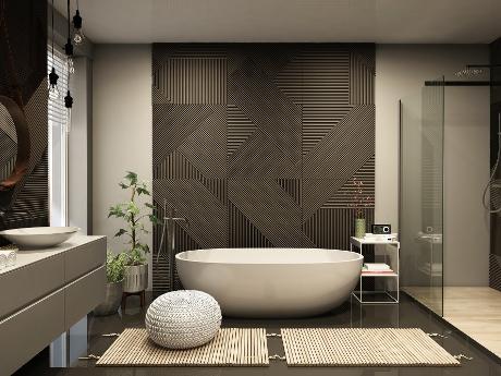 L’inspiration des salles de bains modernes au style japandi